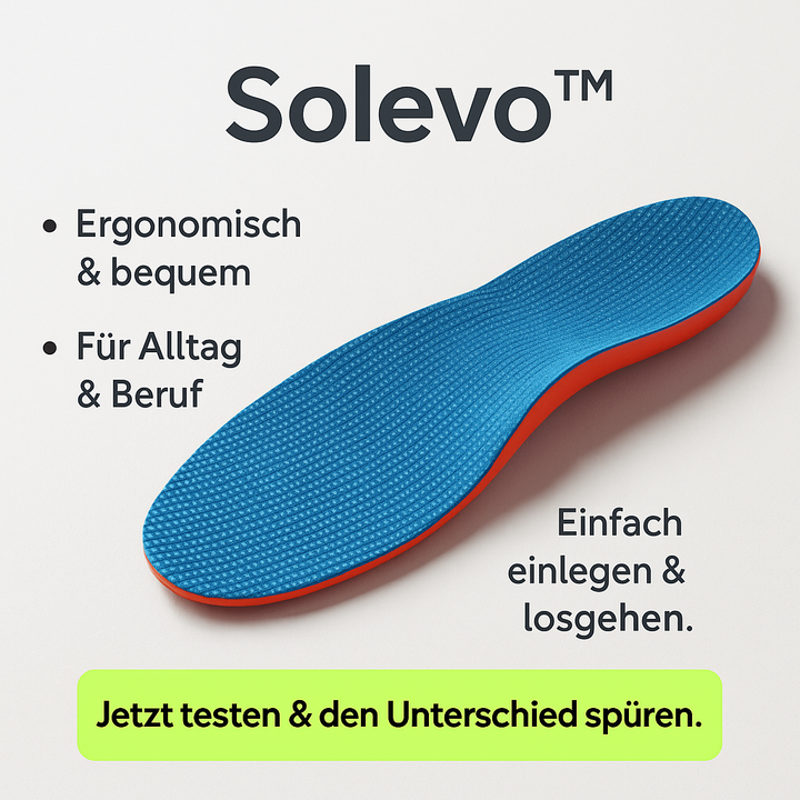 Solevo™ - orthopädische Einlegesohlen