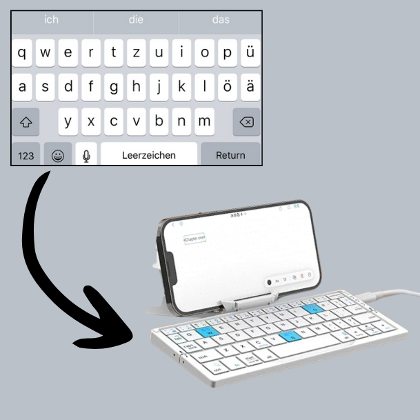 Mini Keyboard™️ - mobile phone and tablet keyboard