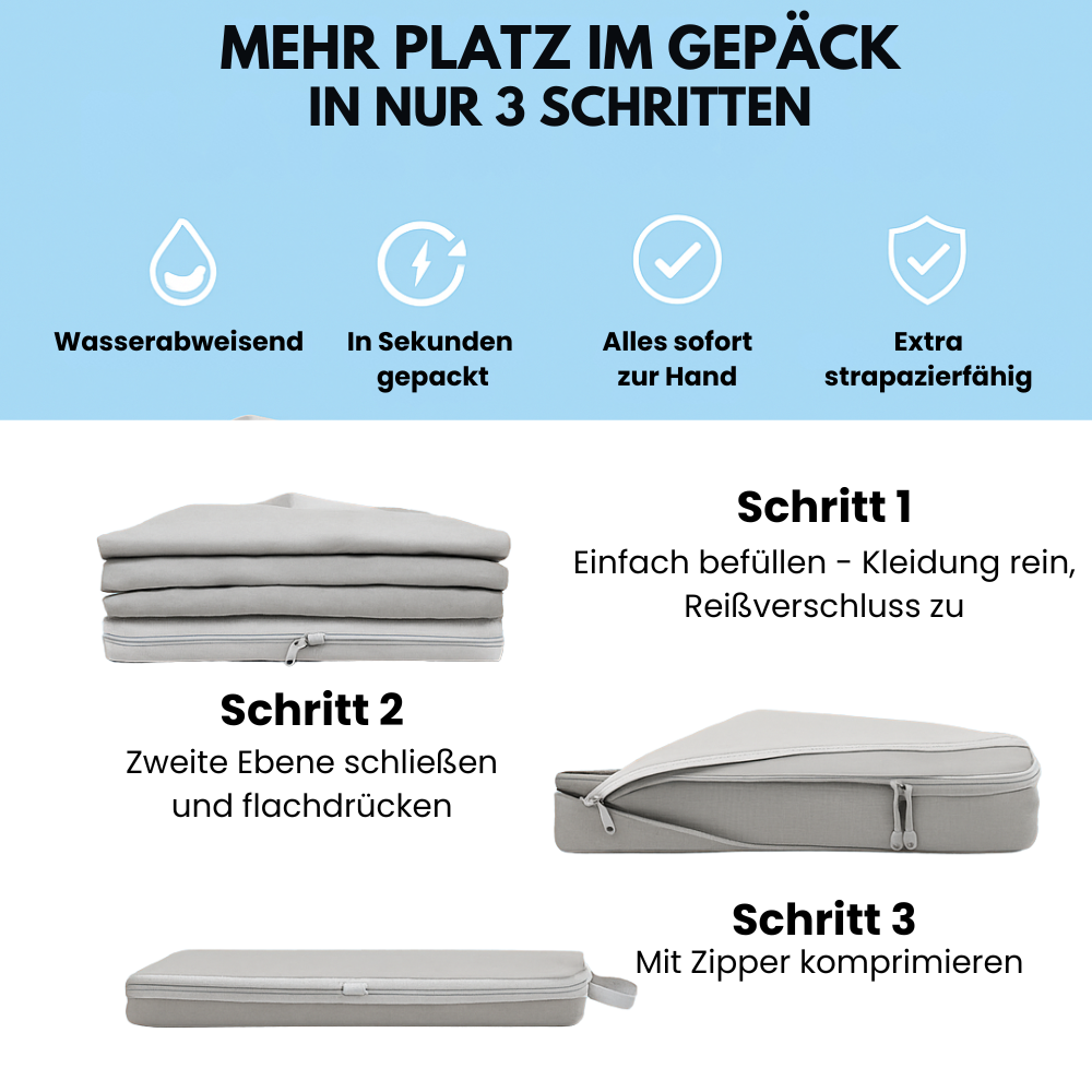 PackMate™ - Komprimierbare Tasche