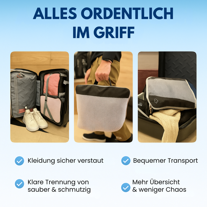 PackMate™ - Komprimierbare Tasche